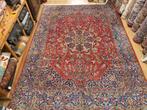 Vintage handgeknoopt perzisch tapijt kashan 373x266, Info@SlatsAntiek.nl, Perzisch, 200 cm of meer, Ophalen of Verzenden