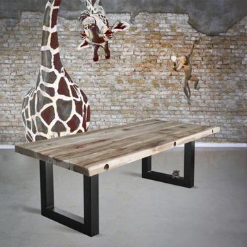 Eiken houten balken tafels boomstam tafel XL   591 beschikbaar voor biedingen