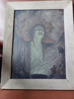 Johfra de heks van Endor schilderij, Ophalen of Verzenden