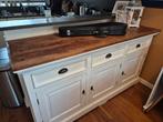 Wit/houten dressoir kast, Huis en Inrichting, Ophalen, Gebruikt, 25 tot 50 cm, 150 tot 200 cm