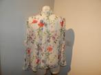 Ted Baker mooie smaakvolle blouse bloemen print 4/42, Verzenden, Wit, Maat 42/44 (L), Zo goed als nieuw