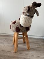 Krukje giraffe handgemaakt, Huis en Inrichting, Krukjes, Ophalen, Zo goed als nieuw