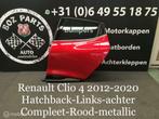 Renault Clio 4 Hatchback Deur Rood Links 2012-2020 Origineel, Auto-onderdelen, Carrosserie en Plaatwerk, Deur, Gebruikt, Ophalen of Verzenden