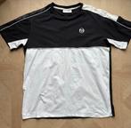 Sergio Tacchini shirt XL - zwart/wit, Verzenden, Maat 56/58 (XL), Gedragen, Sergio Tacchini