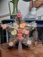 vintage verlichte ster / kerstboom piek, Ophalen of Verzenden, Gebruikt
