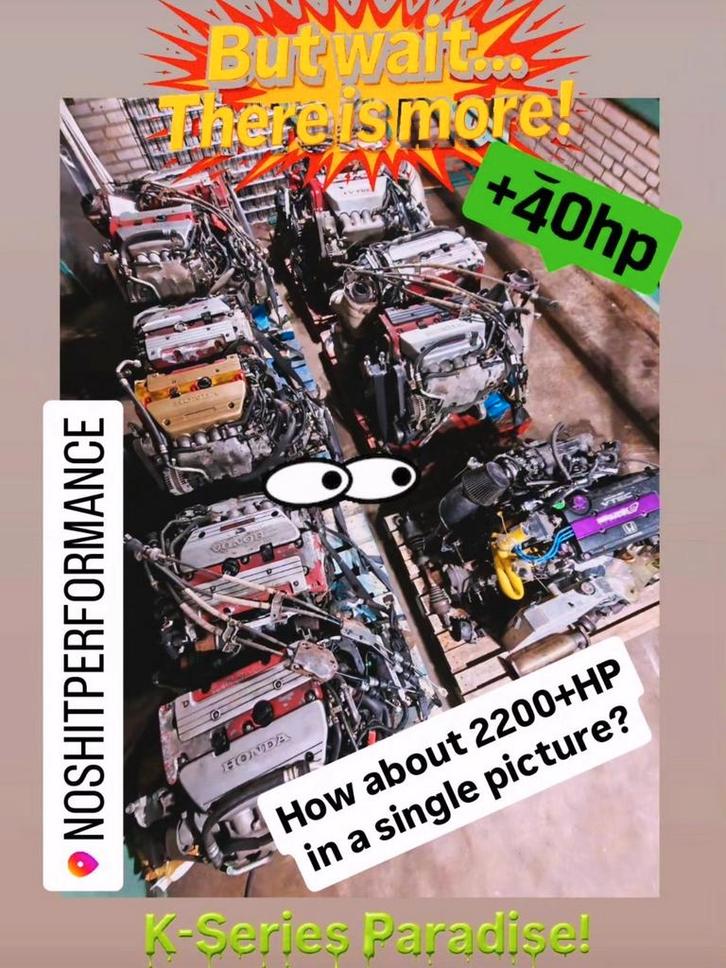 Honda K20 K24 K20A2 K20Z4 LSD B18 B18C4 motorswaps voorraad, Auto-onderdelen, Motor en Toebehoren, Honda, Gebruikt, Ophalen of Verzenden