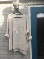 LEUKE BEIGE TRUI, NIEUW, mt 38-46, Ophalen of Verzenden, Nieuw, Maat 42/44 (L), Beige