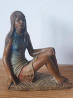 Beeld jonge vrouw meisje EIG LV België jaren 60 70., Antiek en Kunst, Ophalen
