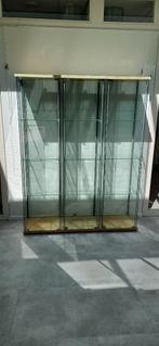 3 glazen vitrine kasten, Ophalen, Met deur(en), Glas, 50 tot 100 cm