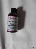 Angelus darkbrown acryklic leatherpaint 118 ml, Nieuw, Ophalen of Verzenden