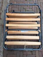 Vouw logeer bed, Ophalen, Gebruikt, Eenpersoons, Hout