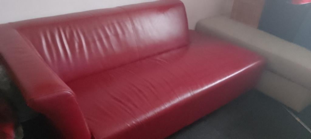 Mooie sofa nieuw staat wegens verhuizing te koop, Ophalen of Verzenden, Zo goed als nieuw, Leer