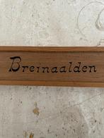 Oude houten breinaalden doos vol breinaalden, Verzenden, Gebruikt, Breien, Naald