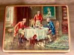 Vintage blik met Jachttafereel, Ophalen of Verzenden