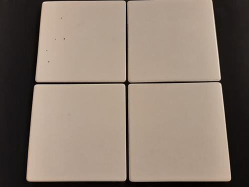 Restpartijtje Sphinx witte vintage vloertegels 20 x 20 cm, Doe-het-zelf en Verbouw, Tegels, Nieuw, Vloertegels, Keramiek, 20 tot 40 cm