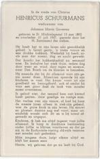 Henricus Schuurmans 1892 St. Michielsgestel + 1967, aldaar, Verzamelen, Verzenden