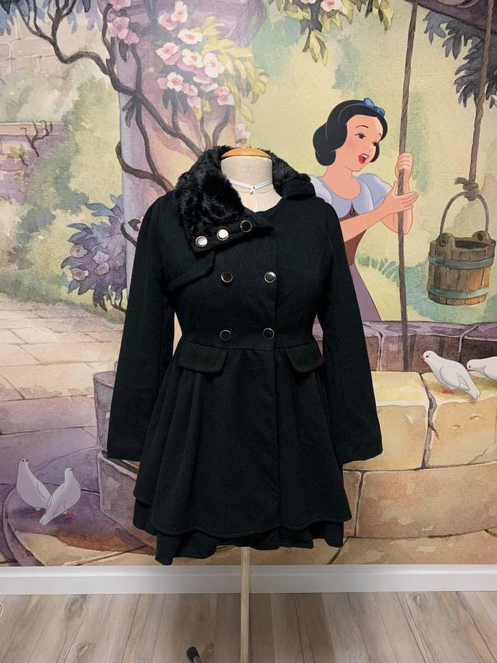 Nieuwe zwarte mantel jas maat 36, Kleding | Dames, Jassen | Zomer, Nieuw, Maat 36 (S), Zwart, Ophalen of Verzenden