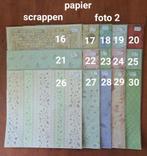 SCRAPBOOKING MATERIALEN, Ophalen of Verzenden, Nieuw, Papier of Karton, Overige merken
