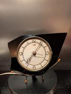 Vintage Art Deco Tafelklok - Zwart en Goud nedklok, Antiek en Kunst, Antiek | Klokken, Ophalen of Verzenden