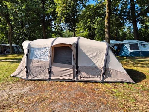 Opblaasbare tent voor 6 personen AirSeconds 6.3 polykatoen, Caravans en Kamperen, Tenten, Zo goed als nieuw, Ophalen