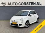 Fiat 500 0.9 TwinAir Turbo 500S 81pk Ecc Asr Centrale vergre, Auto's, Voorwielaandrijving, Leder en Stof, Origineel Nederlands