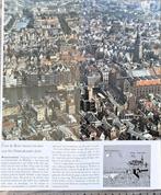 Amsterdam 1990, luchtfoto centrum met Damrak, Verzenden, 1980 tot heden, Gebruikt, Overige onderwerpen