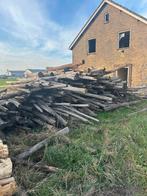 Resthout partij kastanje en robinia palen, Ophalen, Palen, Nieuw, Hardhout