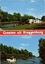 Groeten uit Kraggenburg - 2 afb o.a. boot caravan - 1981 gel, Verzamelen, Ansichtkaarten | Nederland, Gelopen, Ophalen of Verzenden