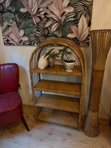 Gave vintage rotan kast beschikbaar voor biedingen