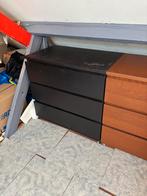 Ikea malm kast zwart, Ophalen, Gebruikt, 25 tot 50 cm, Minder dan 100 cm