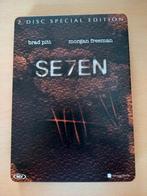 Seven 2 disc. O.a Brad Pitt & Morgan Freeman. Metal Case 4=3, Vanaf 16 jaar, Ophalen of Verzenden, Zo goed als nieuw, Actiethriller