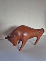 Retro houten Stier - Gestileerd, Ophalen of Verzenden
