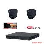 4MP Dahua WizSense Strarlight set/NVR + 2x camera(Black), Audio, Tv en Foto, Videobewaking, Nieuw, Buitencamera, Ophalen of Verzenden