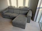 Driezitsbank met Loungegedeelte (elektrisch), Huis en Inrichting, Banken | Complete zithoeken, Ophalen