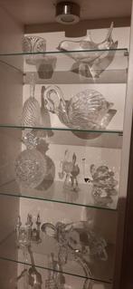 Kristallen en glazen beeldjes ongeveer 80 stuks, Antiek en Kunst, Antiek | Glas en Kristal, Ophalen