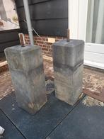 2 betonpoeren, Tuin en Terras, Ophalen, Zo goed als nieuw, Minder dan 180 cm, Palen