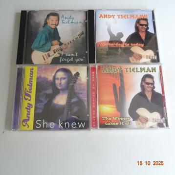 4 cd's van Andy Tielman beschikbaar voor biedingen