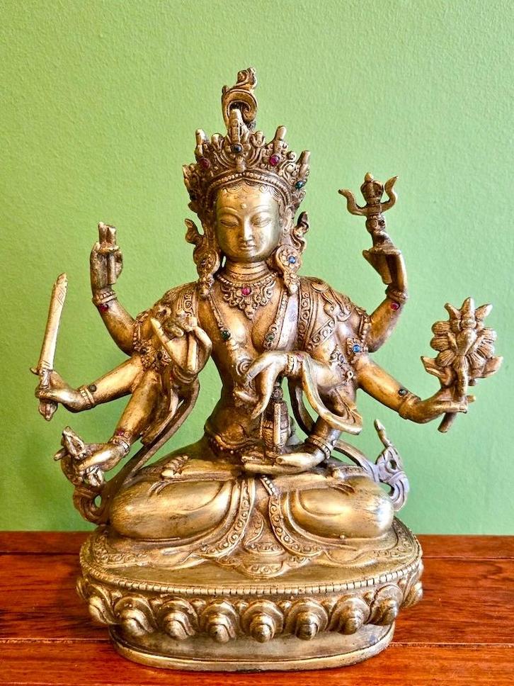 NAMGYALMA BEELD 22 CM (1960-1965), Huis en Inrichting, Woonaccessoires | Boeddhabeelden, Zo goed als nieuw, Ophalen of Verzenden