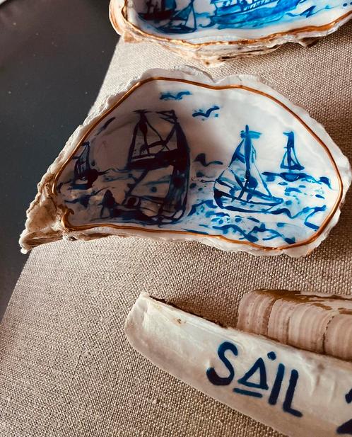 Sail 2025 ~ boten ~ kleintje kunst nautique ~atelier, Huis en Inrichting, Woonaccessoires | Schilderijen, Tekeningen en Foto's