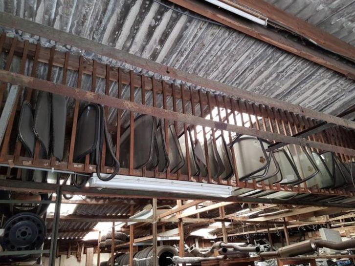 Grote partij oldtimer voorruiten en achterruiten, Auto-onderdelen, Ruiten en Toebehoren, Seat, Gebruikt, Ophalen