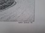 Repro pentekeningen serie Malden van Karin Deneer uit 1985., Ophalen, Minder dan 50 cm, Zo goed als nieuw, Schilderij