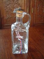 bijzonder design glas kruikje kannetje met glas staaf binnen, Ophalen of Verzenden, Zo goed als nieuw