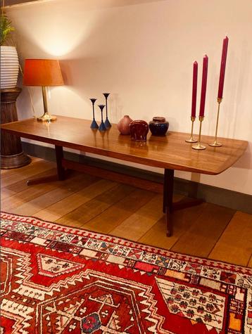 Vintage Topform salontafel, mid-century teakhout beschikbaar voor biedingen