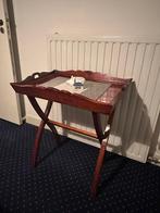 Mahonie Butlertray / Dienblad op Voet, Antiek en Kunst, Ophalen