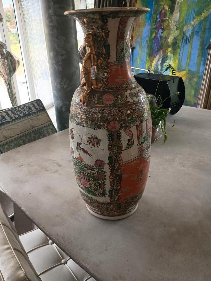 Antieke Chinese Vaas - 50cm, Antiek en Kunst, Antiek | Vazen, Ophalen of Verzenden