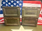 US Lot .50 ammo boxes M2, Verzamelen, Militaria | Tweede Wereldoorlog, Ophalen of Verzenden, Amerika, Embleem of Badge