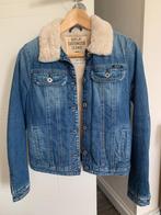 Replay spijkerjas jeans denim jas jack met kunstbont maat XS, Blauw, Nieuw, Replay, Ophalen of Verzenden
