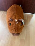 Grote capybara knuffel, Kinderen en Baby's, Speelgoed | Knuffels en Pluche, Ophalen of Verzenden, Zo goed als nieuw, Overige typen