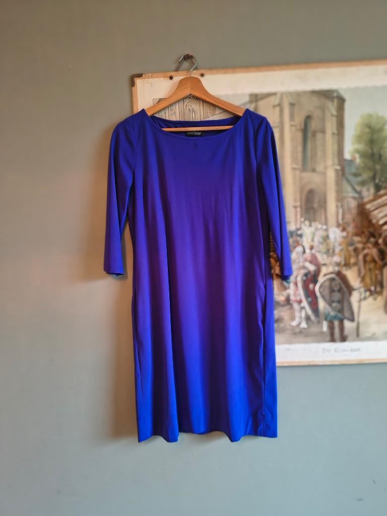 Jurk travelstof la Dress, Kleding | Dames, Jurken, Ophalen of Verzenden, Nieuw, Maat 36 (S), Paars