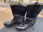 Leuke leren laarzen maat 42, Kleding | Dames, Schoenen, Hoge laarzen, Overig, Zwart, Ophalen of Verzenden
